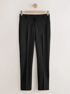 Noir - Pantalons slim habillés en laine