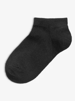 Noir - Paquet de 5 chaussettes d'entraînement en coton riche