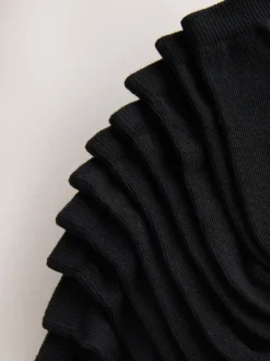 Noir - Paquet de 7 chaussettes d'entraînement en coton riche