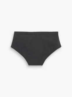 Noir - Paquet de 2 culottes périodiques légères pour adolescents (7-16ans)