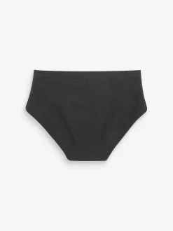 Noir - Paquet de 2 culottes menstruelles pour adolescents (7-16ans)