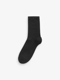 Noir - Paquet de chaussettes de cheville en modal 4