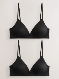 Noir - Paquet de soutiens-gorge d'entraînement 2