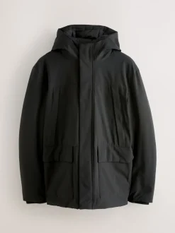 Noir - Parka ThermoGen avec doublure en peau de mouton
