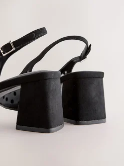 Noir à pois - Chaussures à talons carrés Forever Comfort® à bout carré