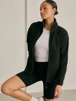 Noir - Polaire légère pour l'extérieur