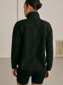 Noir - Polaire légère pour l'extérieur