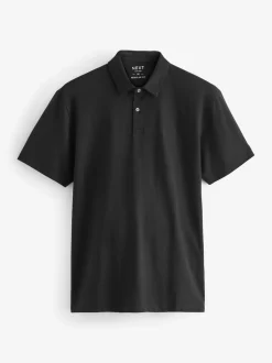 Noir - Polo à manches courtes