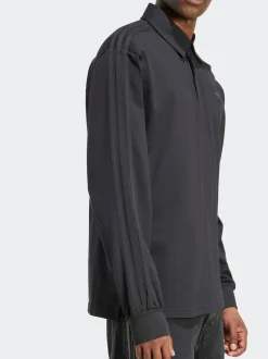 Noir - Polo de rugby Adidas Original Adicolor