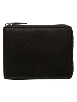 Noir - Portefeuille en cuir Cultured London 'James'