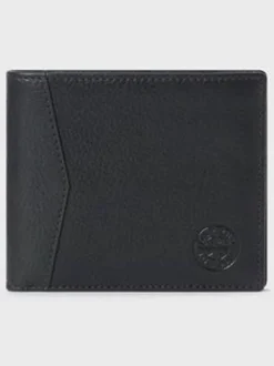 Noir - Portefeuille Osprey London The Compass en cuir