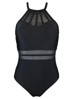 Noir - Pour Moi Beach Bound High Neck Maillot de bain