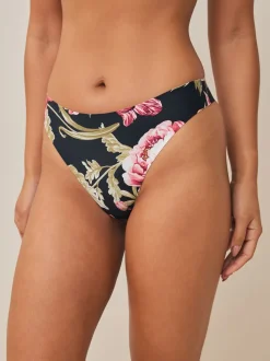 Noir / Praline nude / Rose fleuri - Lot de 4 culottes menstruelles Invisible Light Flow