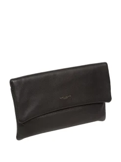 Noir - Pure Luxuries London Pochette Amelia Nappa en cuir