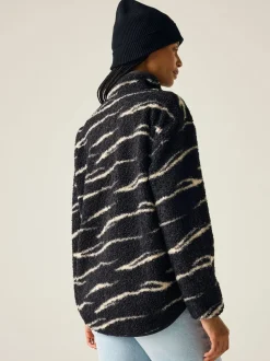 Noir - Regatta Polaire Frankie Borg à demi-fermeture éclair