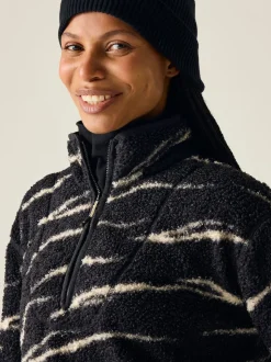 Noir - Regatta Polaire Frankie Borg à demi-fermeture éclair