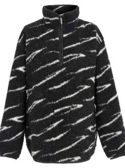 Noir - Regatta Polaire Frankie Borg à demi-fermeture éclair