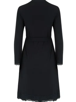 Noir - Robe du soir Pour Moi Sofa Loves coupe cache-cœur en dentelle et en jersey