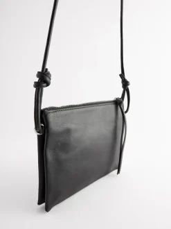 Noir - Sac à bandoulière en cuir