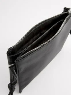 Noir - Sac à bandoulière en cuir