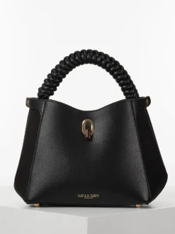 Noir - Sac à bandoulière Luella Grey Catherine à poignée tissée