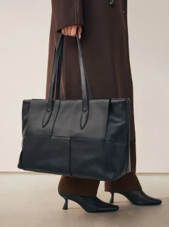 Noir - Sac à bandoulière tissé