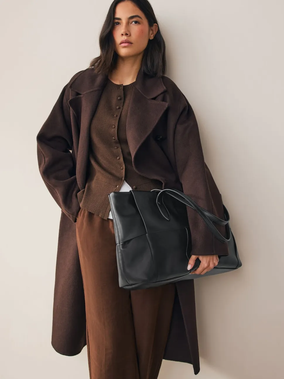 Noir - Sac à bandoulière tissé