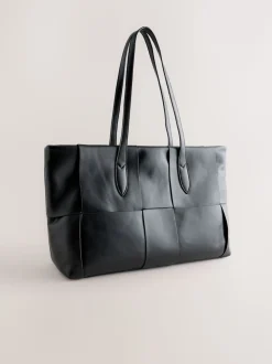 Noir - Sac à bandoulière tissé