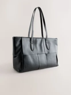 Noir - Sac à bandoulière tissé