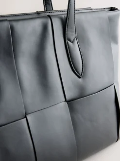 Noir - Sac à bandoulière tissé