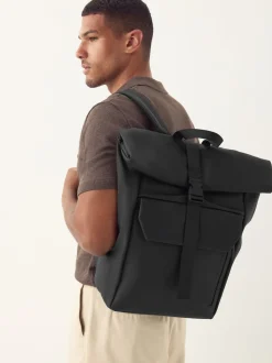 Noir - Sac à dos caoutchouté