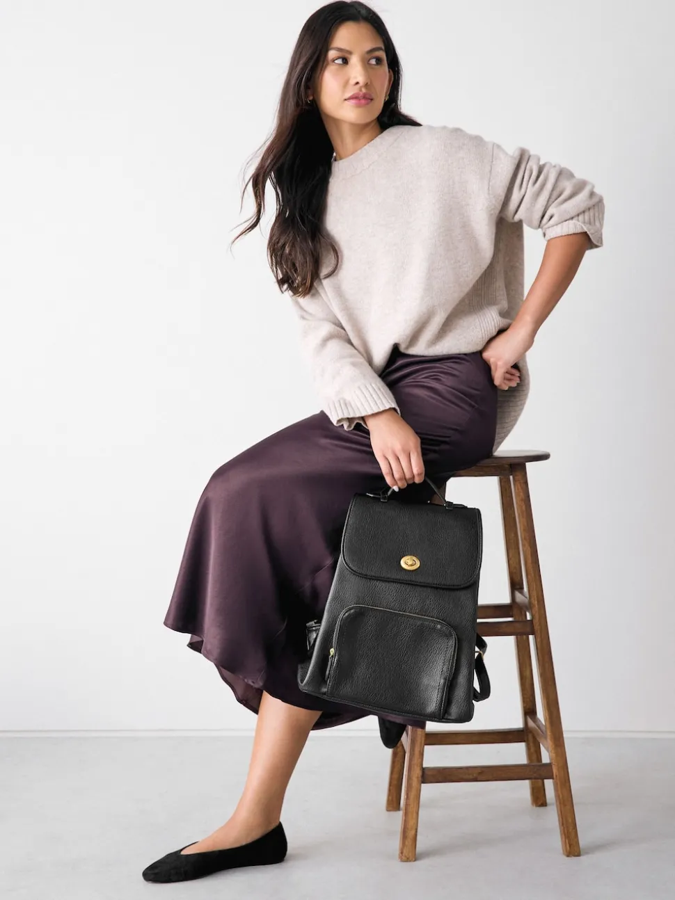 Noir - Sac à dos propre