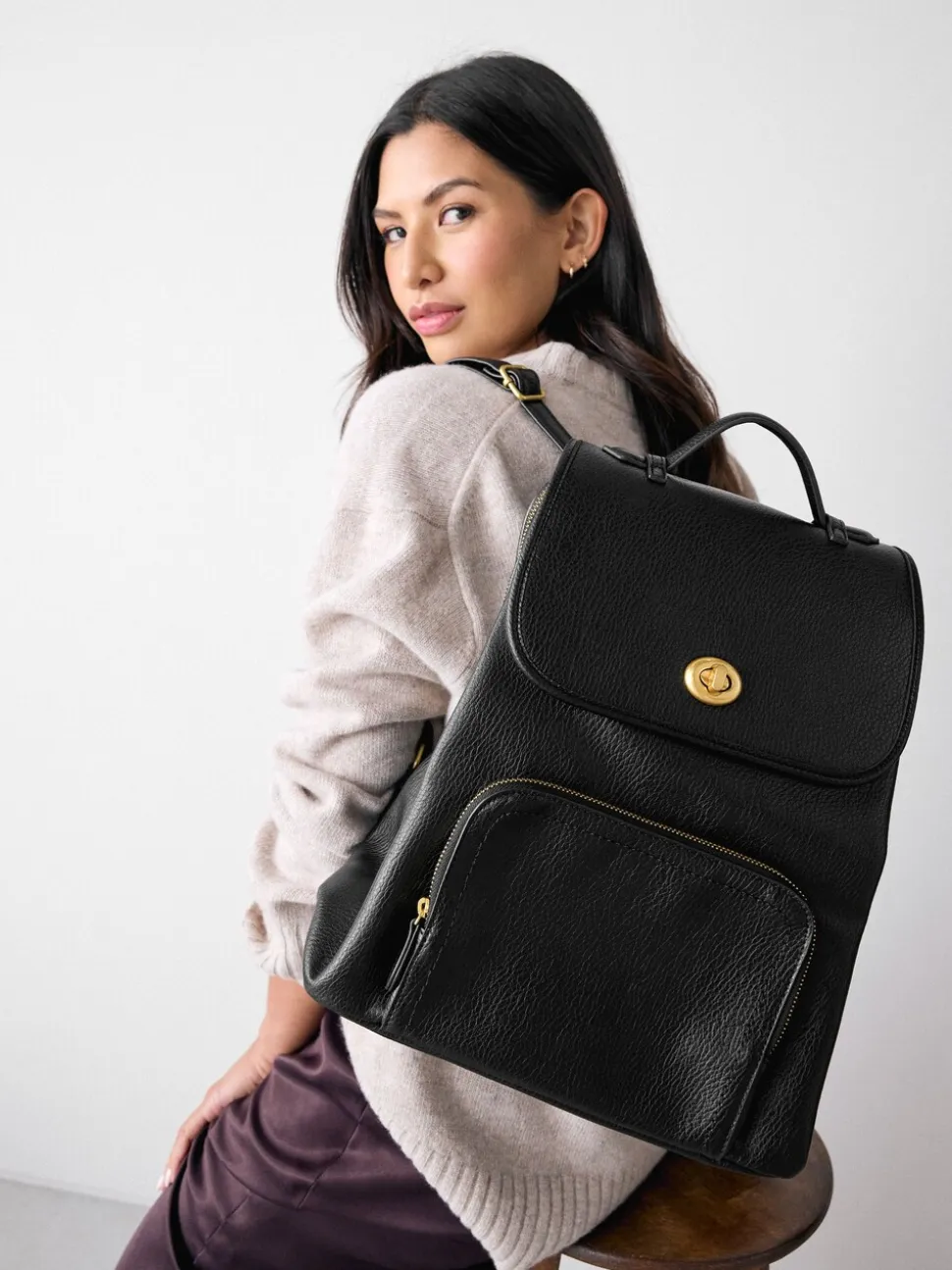 Noir - Sac à dos propre