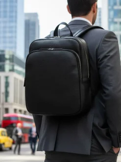 Noir - Sac à dos Totes en cuir authentique