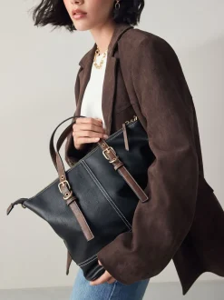 Noir - Sac à main avec boucle