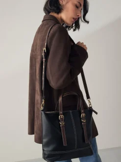 Noir - Sac à main avec boucle