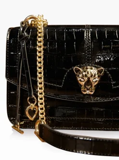 Noir - Sac bandoulière Lipsy chaîne moyenne