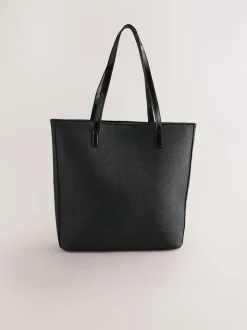 Noir - Sac cabas Baker by Ted Baker en PU en relief