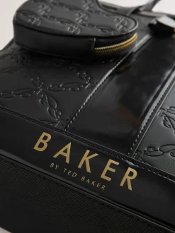 Noir - Sac cabas Baker by Ted Baker en PU en relief