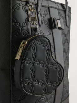 Noir - Sac cabas Baker by Ted Baker en PU en relief