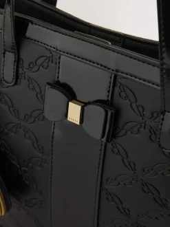 Noir - Sac cabas Baker by Ted Baker en PU en relief