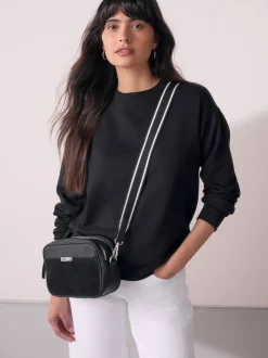 Noir - Sac d'appareil photo en cuir