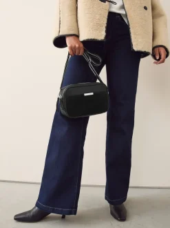 Noir - Sac d'appareil photo en cuir