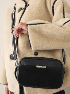 Noir - Sac d'appareil photo en cuir