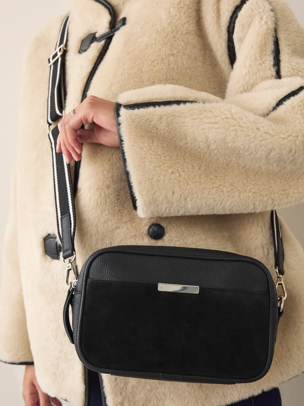 Noir - Sac d'appareil photo en cuir