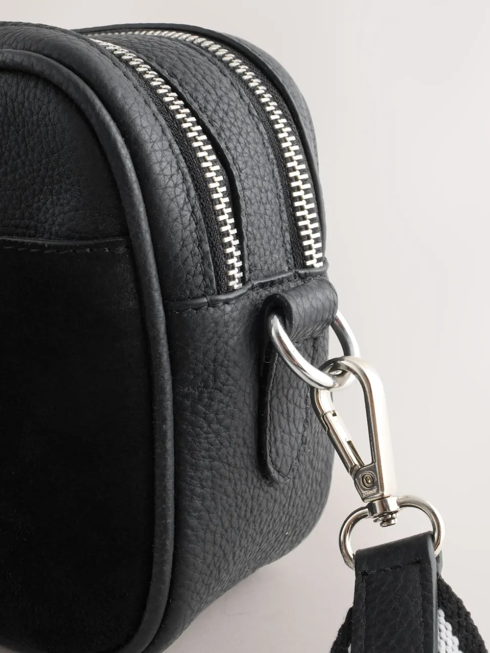 Noir - Sac d'appareil photo en cuir