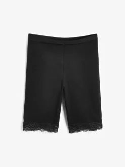 Noir - Short anti-chafe en coton mélangé 2 Pack