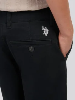 Noir - Short chino classique US Polo Assn
