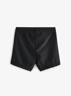 Noir - Short de bain extensible (3-16ans)
