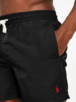 Noir - Short de bain Polo Ralph Lauren Traveller